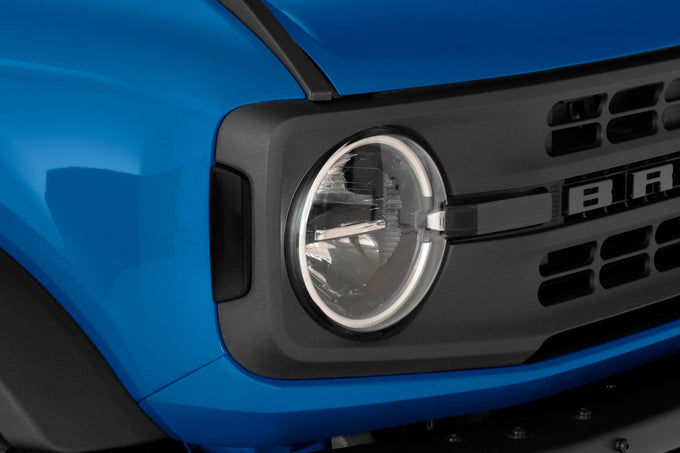 4 Pc Smoke Front Daytime Running Light Cover Kit <br>21-24 Ford Bronco