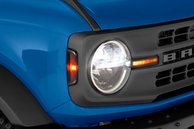 4 Pc Smoke Front Daytime Running Light Cover Kit <br>21-24 Ford Bronco