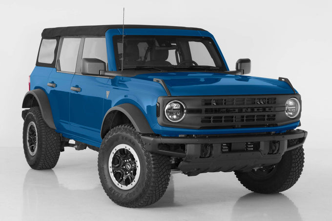 4 Pc Smoke Front Daytime Running Light Cover Kit <br>21-24 Ford Bronco