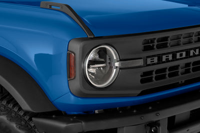 4 Pc Carbon Fiber Look Light Cover Kit <br>21-24 Ford Bronco