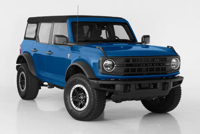 4 Pc Carbon Fiber Look Light Cover Kit <br>21-24 Ford Bronco