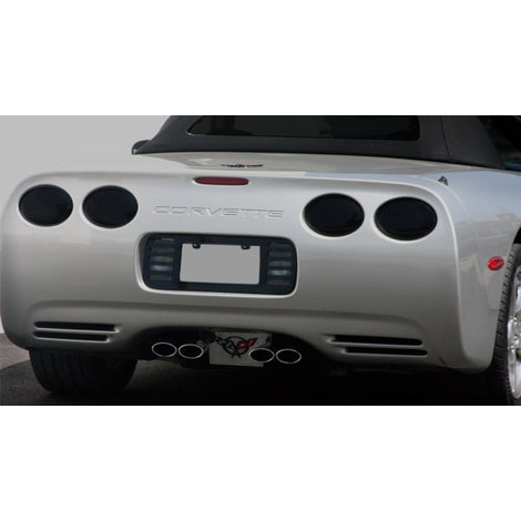 4 Pc Smoke Taillight Cover <br>97-04 Chevy Corvette