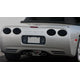 4 Pc Includes Rubber Smoke Taillight Cover <br>97-04 Chevy Corvette