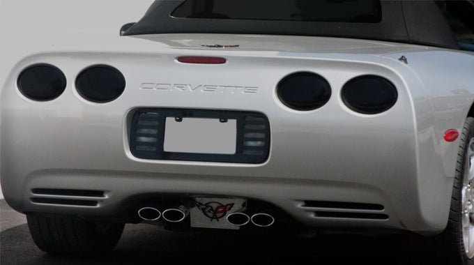 4 Pc Carbon Fiber Look Taillight Cover <br>97-04 Chevy Corvette