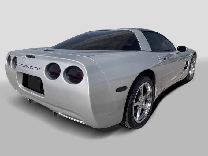 4 Pc Carbon Fiber Look Taillight Cover <br>97-04 Chevy Corvette