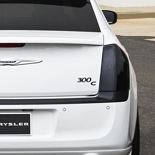 2 Pc Carbon Fiber Look Taillight Cover <br>11-14 Chrysler 300
