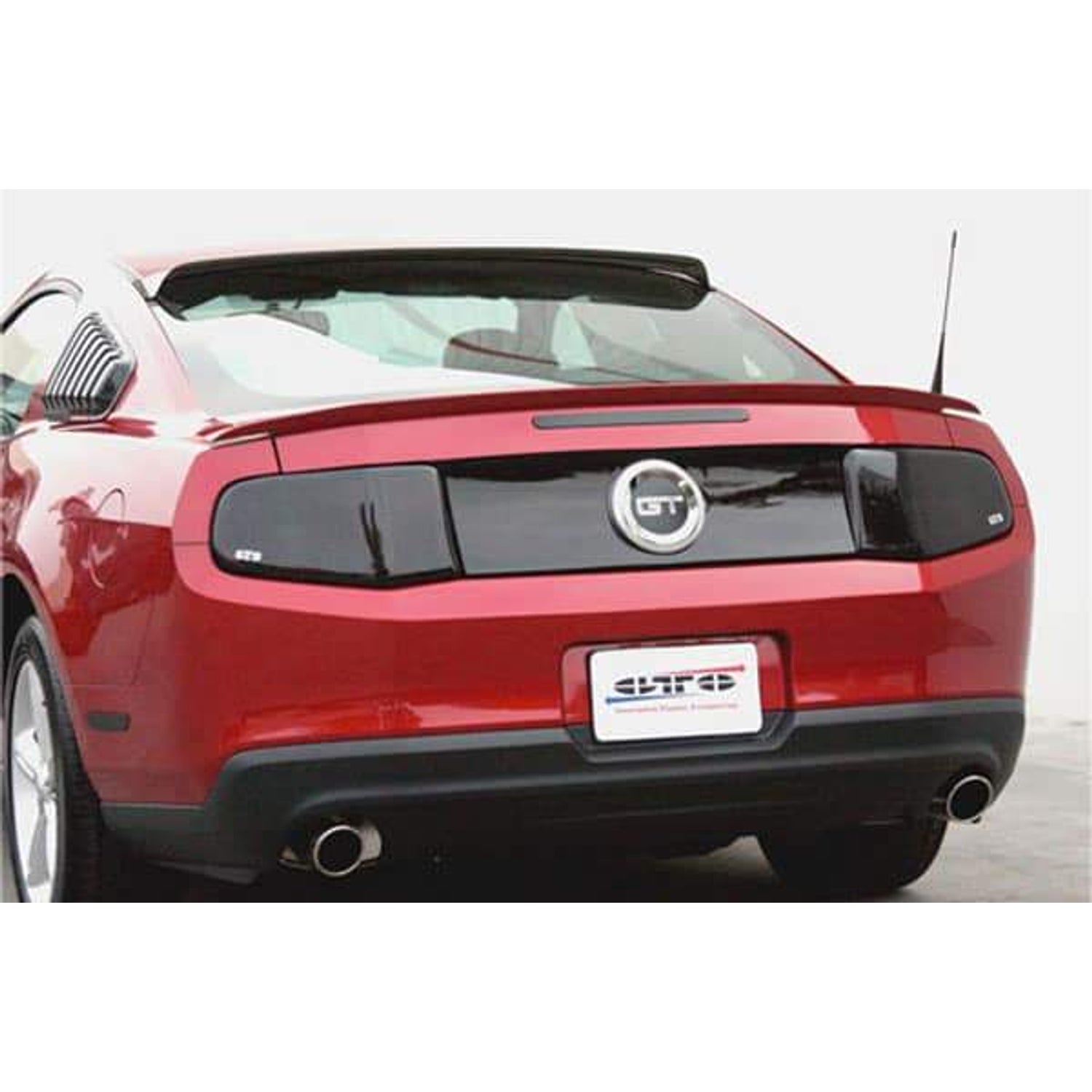2 Pc Smoke Taillight Cover <br>10-12 Ford Mustang
