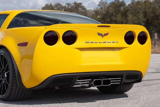 4 Pc Smoke Taillight Cover <br>05-10 Chevy Corvette