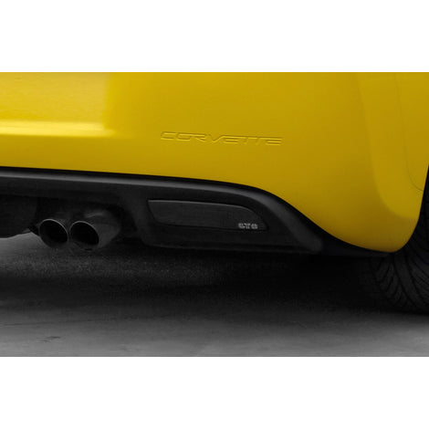 2 Pc Carbon Fiber Look Reverse Light Covers <br>05-13 Chevy Corvette