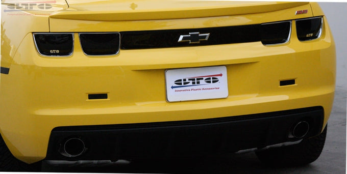 4 Pc Smoke Taillight Cover <br>10-13 Chevy Camaro