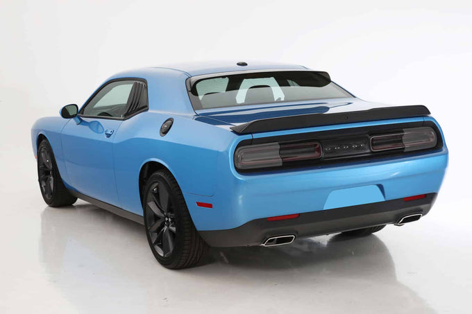 1 Pc Carbon Fiber Look Black Out Panel <br>15-23 Dodge Challenger