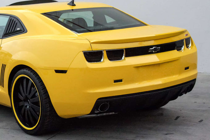 1 Pc Carbon Fiber Bow Tie Cut Out Black Out Panel <br>10-13 Chevy Camaro