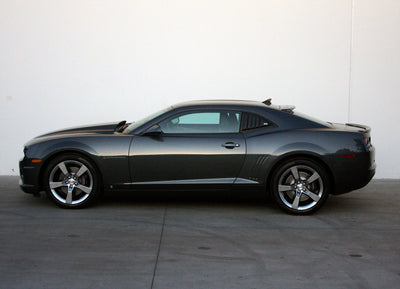 Smoke Louvered Quarter Window Covers <br>10-15 Chevy Camaro