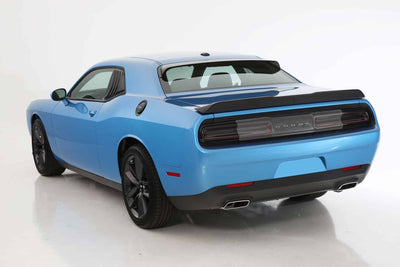 2 Pc Carbon Fiber Look Taillight Cover <br>15-23 Dodge Challenger