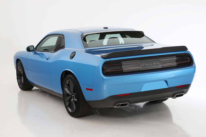 2 Pc Carbon Fiber Look Taillight Cover <br>15-23 Dodge Challenger