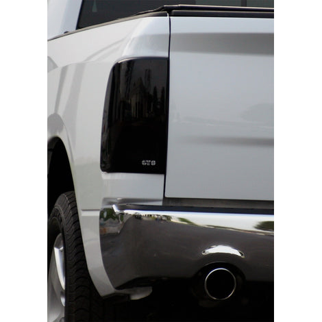 2 Pc Smoke Taillight cover <br>11-15 Ram 3500 1500, 09-10 Dodge Ram 1500