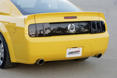 3 Pc Smoke Taillight Cover Kit Black Out Panel <br>05-09 Ford Mustang