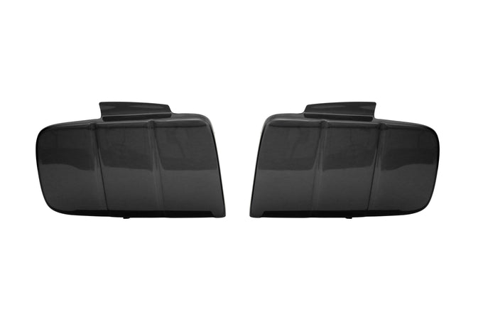 3 Pc Smoke Taillight Cover Kit Black Out Panel <br>05-09 Ford Mustang