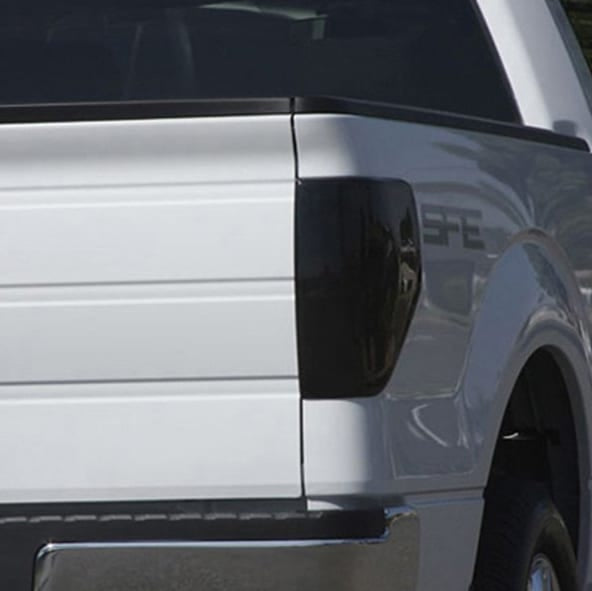 2 Pc Smoke Taillight Cover <br>09-14 Ford F-150