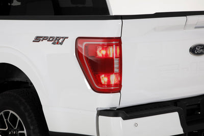 2 Pc Carbon Fiber Look Taillight Cover <br>19-23 Ford F-150