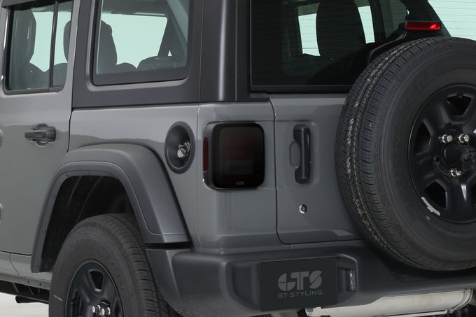2 Pc Smoke Taillight Cover <br>19-23 Jeep Wrangler