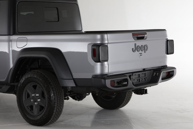 2 Pc Smoke Taillight Cover <br>20-23 Jeep Gladiator