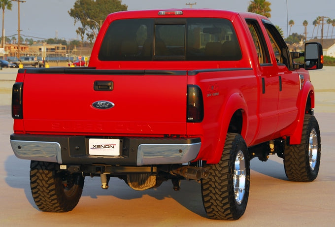 2 Pc Smoke Taillight Cover <br>08-16 Ford F-250