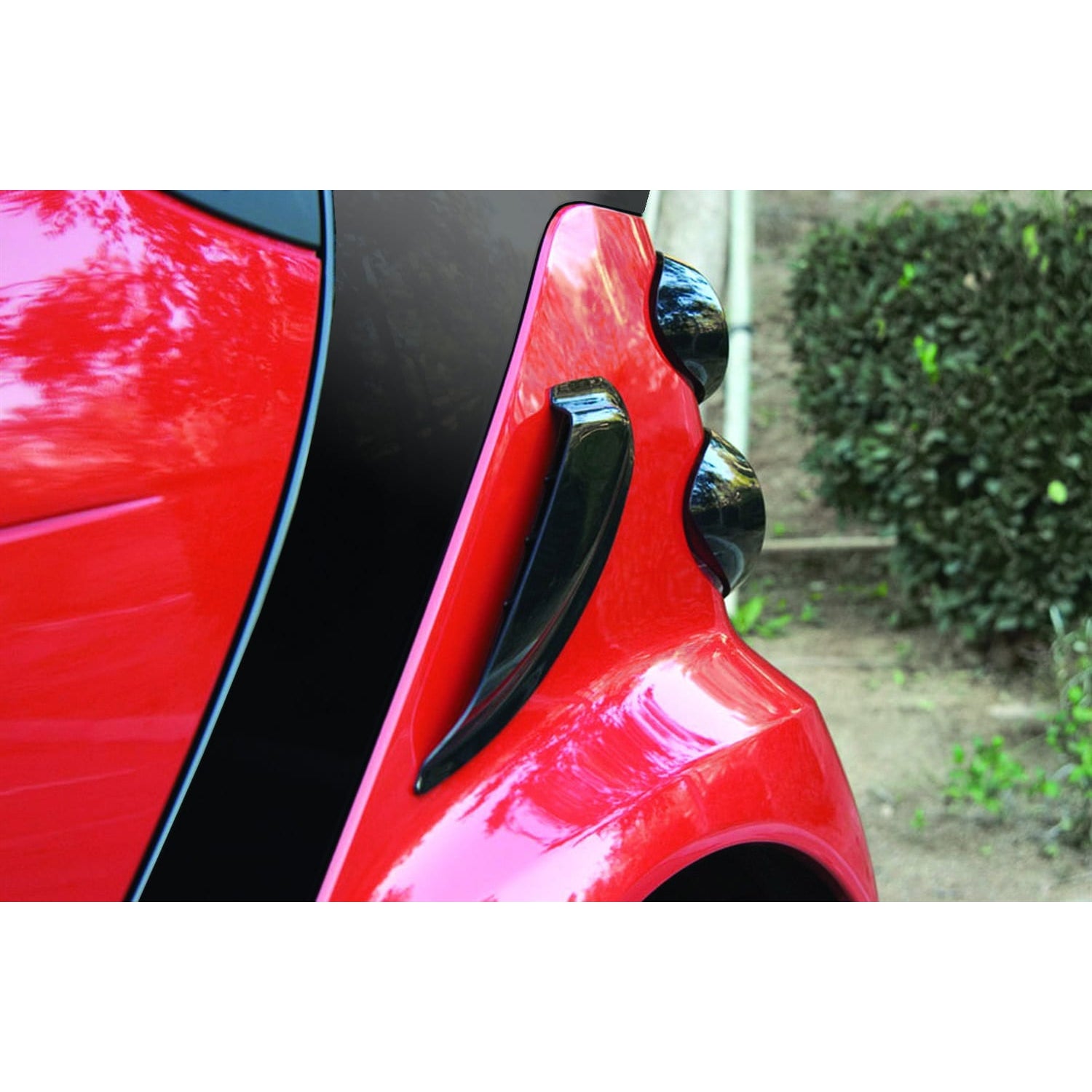 1 Pc Carbon Fiber Look Air Scoop <br>08-14 Smart Fortwo