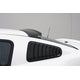 Smoke Louvered Quarter Window Covers <br>05-14 Ford Mustang