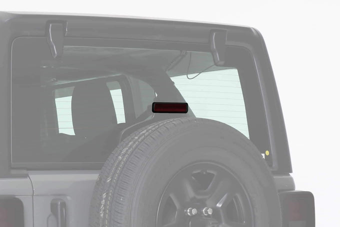 1 Pc Carbon Fiber Look Third Brake Light Cover <br>19-23 Jeep Wrangler