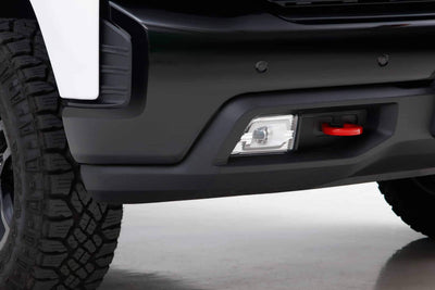 2 Pc Clear Fog Light Covers <br>19-22 Chevy Silverado 1500
