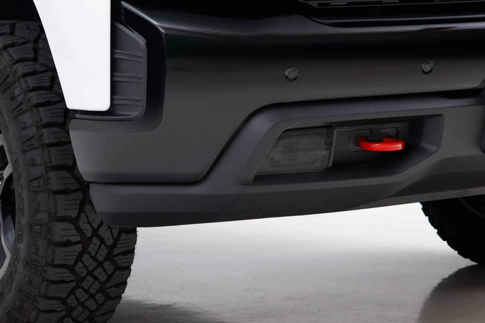 2 Pc Carbon Fiber Look Fog Light Covers <br>19-22 Chevy Silverado 1500