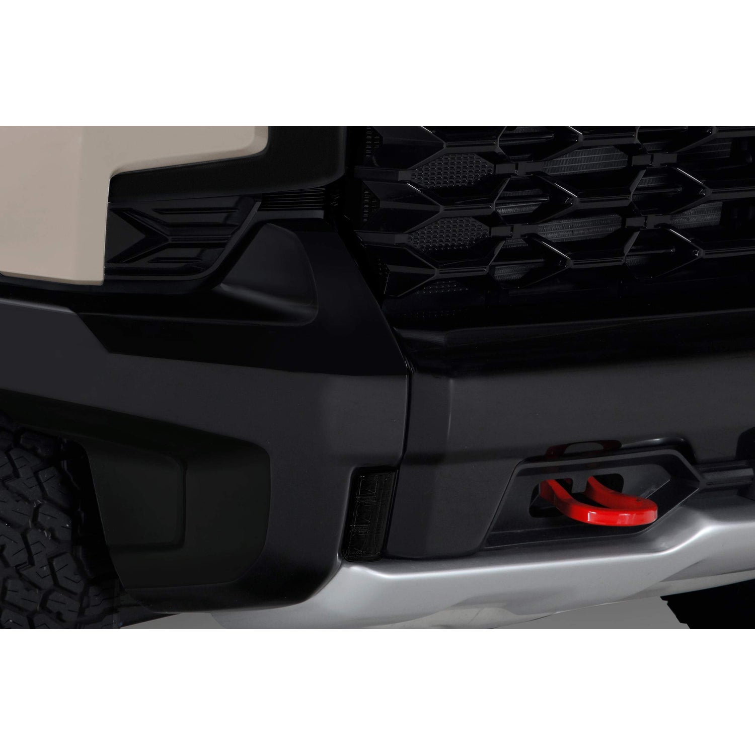 2 Pc Smoke Fog Light Covers <br>22-24 Chevy Silverado 1500
