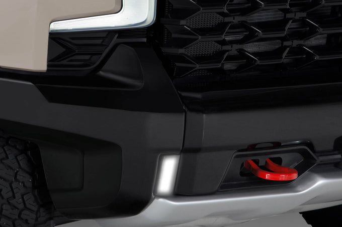 2 Pc Smoke Fog Light Covers <br>22-24 Chevy Silverado 1500