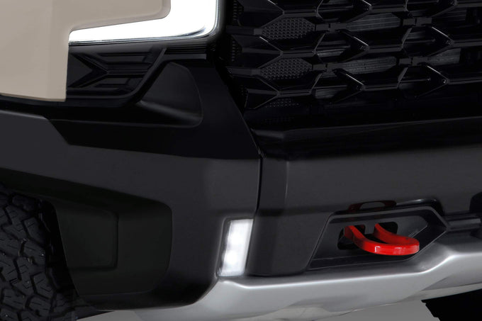 2 Pc Carbon Fiber Look Fog Light Covers <br>22-24 Chevy Silverado 1500