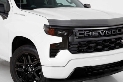 2 Pc Carbon Fiber Look Headlight Cover <br>22-24 Chevy Silverado 1500
