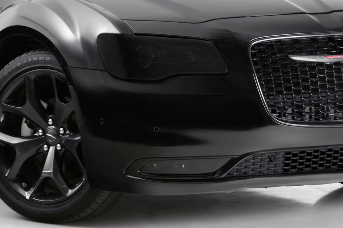 4 Pc Smoke Headlight Cover Kit <br>11-23 Chrysler 300