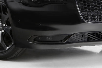 2 Pc Carbon Fiber Look Driving light Cover <br>15-23 Chrysler 300