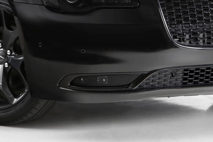 2 Pc Carbon Fiber Look Driving light Cover <br>15-23 Chrysler 300
