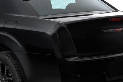 2 Pc Smoke Taillight Cover <br>15-23 Chrysler 300