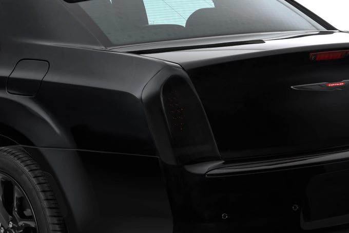 2 Pc Smoke Taillight Cover <br>15-23 Chrysler 300