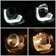 Black Housing LED U-Halo Projector Headlights <br>95-01 BMW E38 740i 740iL 750iL