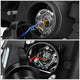 Black Housing LED U-Halo Projector Headlights <br>95-01 BMW E38 740i 740iL 750iL