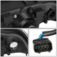 Black Housing LED U-Halo Projector Headlights <br>95-01 BMW E38 740i 740iL 750iL