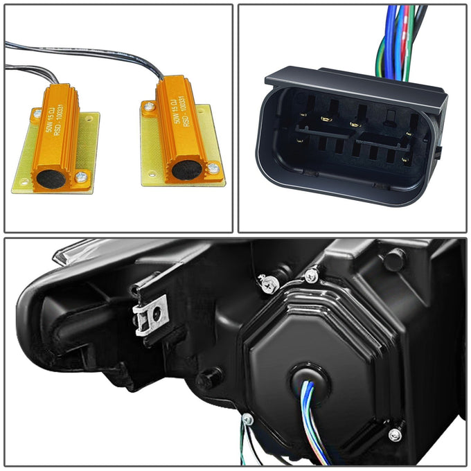 LED Switchback Projector Headlight <br>12-15 BMW F30 320i 328d 328i 335i Sedan