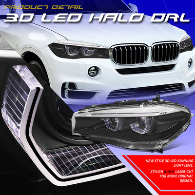 Start-Up LED DRL Sequential Projector Headlights <br> 14-18 BMW X5