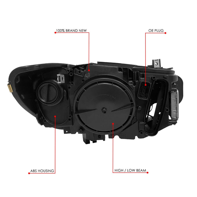 3D Halo LED Projector Headlights <br>14-16 BMW 428I, 17-20 430I, 440I