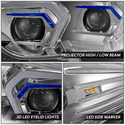3D Halo LED Projector Headlights <br>14-16 BMW 428I, 17-20 430I, 440I