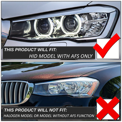 Start-Up 3D LED DRL Sequential Projector Headlights <br> 15-18 BMW X3 X4