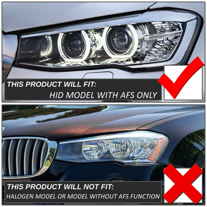 Start-Up 3D LED DRL Sequential Projector Headlights <br> 15-18 BMW X3 X4